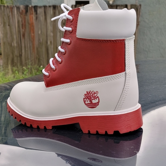 Burgundy timberland boots fashion - Picture 5 of 6